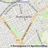 Mapa Avezzano