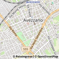Mapa Avezzano
