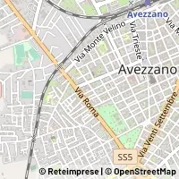 Mapa Avezzano
