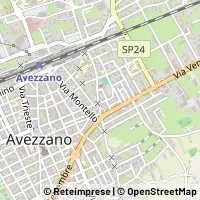 Hartă Avezzano