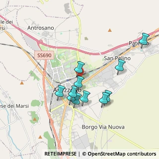 Mappa Via dei Fiori, 67051 Avezzano AQ, Italia (1.73636)