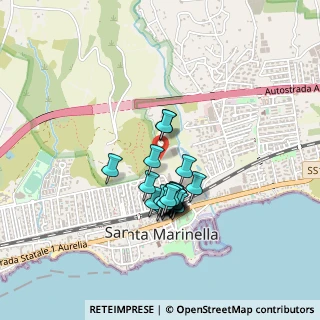 Mappa SS1, 00058 Santa Marinella RM, Italia (0.35556)