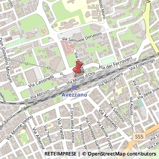 Mappa Piazza J.F. Kennedy, Snc, 67051 Avezzano, L'Aquila (Abruzzo)