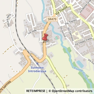 Mappa Via Stazione Introdacqua, 62, 67039 Sulmona, L'Aquila (Abruzzo)