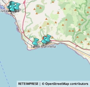 Mappa Via Sicilia, 00058 Santa Marinella RM, Italia (6.635)