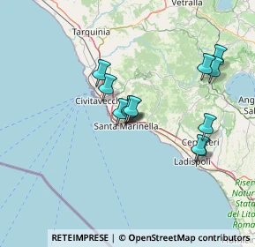 Mappa Via Sicilia, 00058 Santa Marinella RM, Italia (13.02583)
