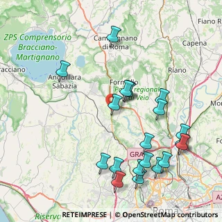 Mappa Via Cassia, 00013 Roma RM, Italia (9.5355)