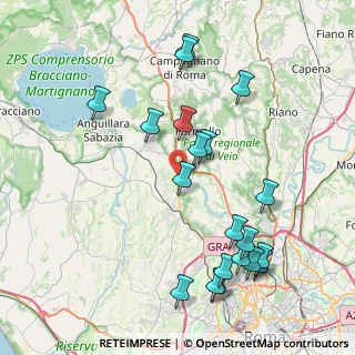 Mappa Via Cassia, 00013 Roma RM, Italia (9.459)