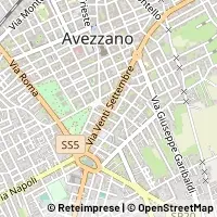 Hartă Avezzano
