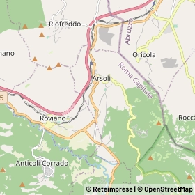Mappa Arsoli