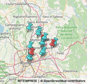 Mappa Via Isonzo, 00013 Mentana RM, Italia (10.085)