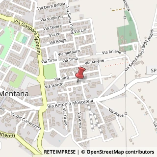 Mappa Via Santa Croce, 13, 00013 Mentana, Roma (Lazio)