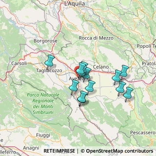 Mappa Via Lago di Como, 67051 Avezzano AQ, Italia (11.41846)