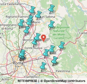 Mappa Viale Augusto Angelini Marinucci, 00010 Sant'Angelo Romano RM, Italia (17.148)
