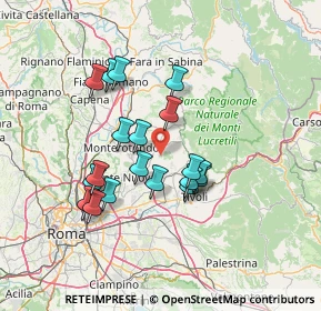 Mappa Viale Augusto Angelini Marinucci, 00010 Sant'Angelo Romano RM, Italia (12.77579)