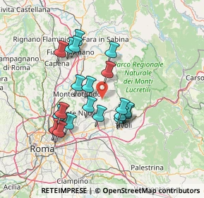 Mappa Viale Augusto Angelini Marinucci, 00010 Sant'Angelo Romano RM, Italia (13.017)