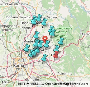 Mappa Viale Augusto Angelini Marinucci, 00010 Sant'Angelo Romano RM, Italia (11.45)