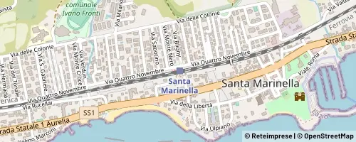 Mappa Santa Marinella