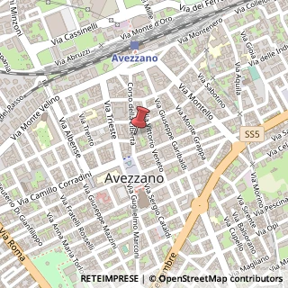Mappa Corso della Libertà, 97, 67051 Avezzano, L'Aquila (Abruzzo)