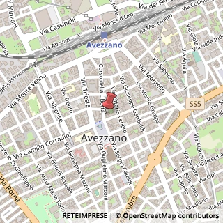 Mappa Corso della Libertà, 113, 67051 Avezzano, L'Aquila (Abruzzo)