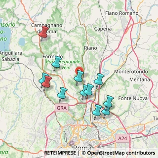 Mappa Via Cervesina, 00188 Roma RM, Italia (7.48417)