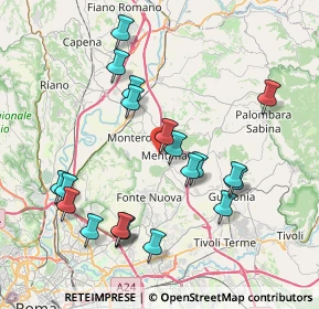 Mappa Via della Fontana, 00013 Mentana RM, Italia (8.517)