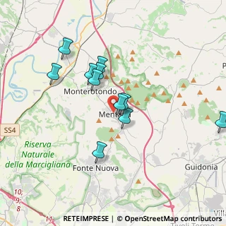 Mappa Via Nizza, 00013 Mentana RM, Italia (3.45909)