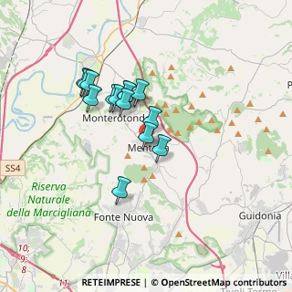 Mappa Via Nizza, 00013 Mentana RM, Italia (2.96929)