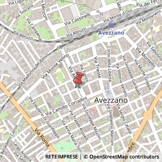 Mappa Via Giuseppe Mazzini,  151, 67050 Avezzano, L'Aquila (Abruzzo)