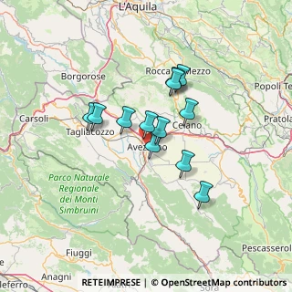 Mappa Via Trento, 67051 Avezzano AQ, Italia (10.725)