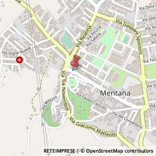 Mappa Via Moscatelli Antonio, 11, 00013 Mentana, Roma (Lazio)