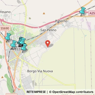Mappa Via Giovanni Tiburzi, 67051 Avezzano AQ, Italia (2.98727)