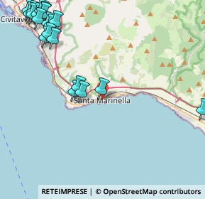 Mappa Via Antonio Fratti, 00058 Santa Marinella RM, Italia (6.3575)