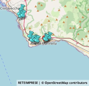 Mappa Via Antonio Fratti, 00058 Santa Marinella RM, Italia (3.23455)