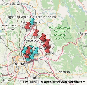 Mappa Località Piedimonte, 00010 Sant'Angelo Romano RM, Italia (11.60813)