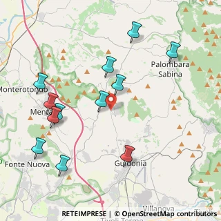 Mappa Località Piedimonte, 00010 Sant'Angelo Romano RM, Italia (4.76333)