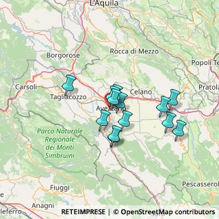 Mappa Via dei Vestini, 67051 Avezzano AQ, Italia (11.05615)
