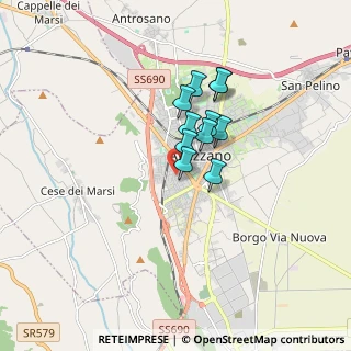 Mappa Via Curiazi, 67051 Avezzano AQ, Italia (1.17727)