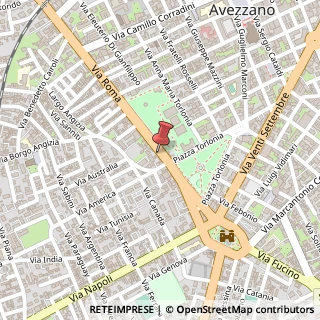 Mappa Via Roma, 15, 67051 Avezzano, L'Aquila (Abruzzo)