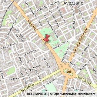 Mappa Via Roma, 27, 67051 Avezzano, L'Aquila (Abruzzo)