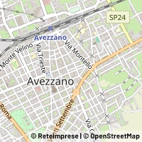 Mapa Avezzano