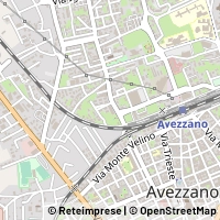 Mapa Avezzano