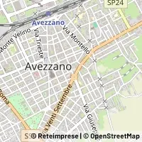 Mapa Avezzano