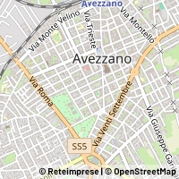 Mapa Avezzano