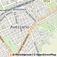 Mapa Avezzano