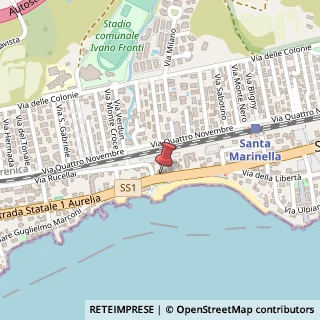 Mappa Via Aurelia, 383, 00058 Santa Marinella, Roma (Lazio)