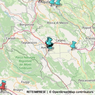Mappa Via Cataldi, 67051 Avezzano AQ, Italia (21.70842)