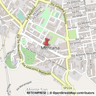 Mappa Via Antonio Moscatelli, 162, 00013 Mentana RM, Italia, 00013 Mentana, Roma (Lazio)