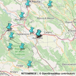 Mappa 67051 Avezzano AQ, Italia (18.87857)