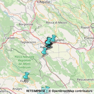Mappa Via Morino, 67051 Avezzano AQ, Italia (21.83438)